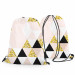 Backpack Golden kaleidoscope - an abstract geometric glamour composition 147396 additionalThumb 3