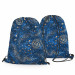 Backpack Starry sky - abstract blue motif with gold accents 147596 additionalThumb 2