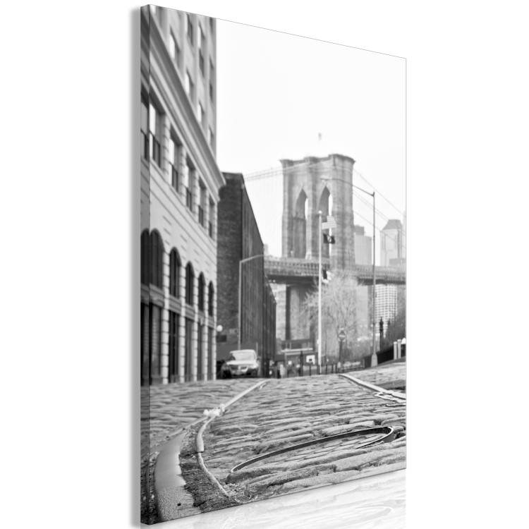 Canvas Brooklyn Bridge - an landmark of New York and architecture in the USA 118007 additionalImage 2