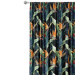 Decorative Curtain Floral composition - motife in white and blue shades 147217 additionalThumb 9