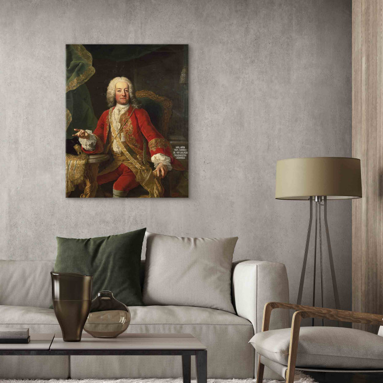 Canvas Count Carl Anton von Harrach, Master Falconer and Lord Lieutenant of Austria 152317 additionalImage 5
