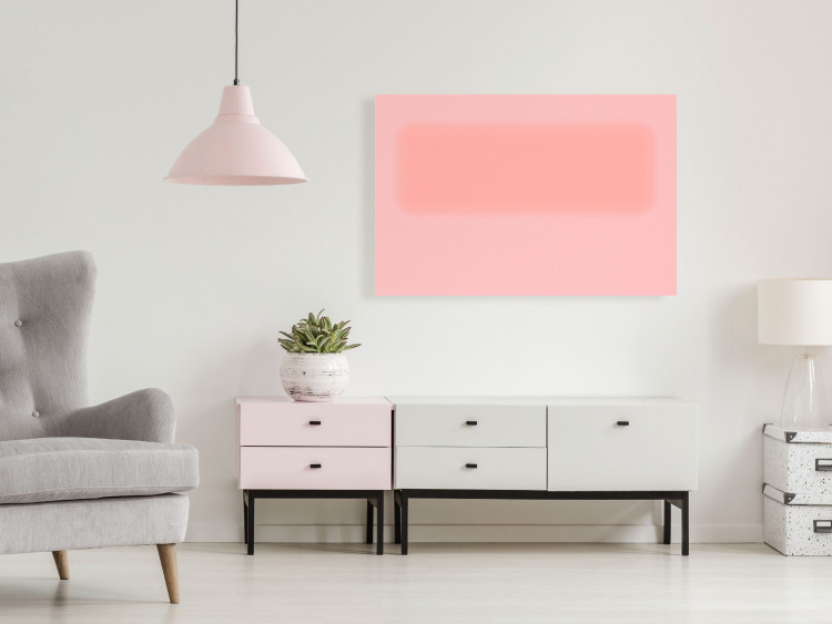 Canvas Cotton candy heaven - an abstract composition of two shades of pink 119127 additionalImage 3