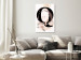Canvas Black, capital letter Q - abstraction with beige and grey elements 127827 additionalThumb 3