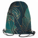 Backpack Botanical gold - a floral composition with monstera leaves 147427