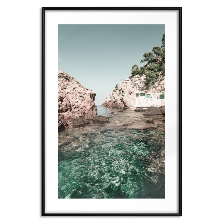 Poster Rocks in the Balearic Islands - Seascape With Houses in the Background 145337 additionalImage 19