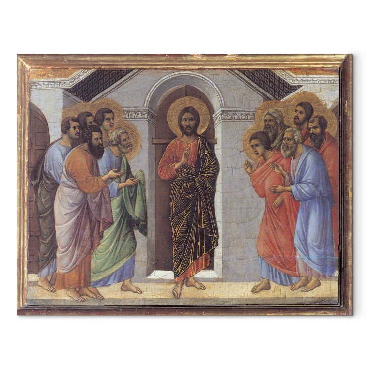 Canvas The resurrected Christ appears to the disciples behind locked doors 158937