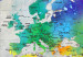 Cork Pinboard World Map: Rainbow Gradient [Cork Map] 96137 additionalThumb 6