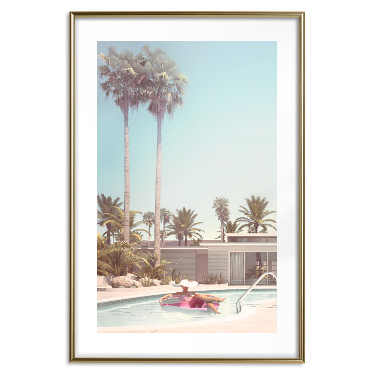 Poster Palm Trees - Holiday Relaxation at the Swimming Pool Amid a Sunny Breeze 144347 additionalImage 19