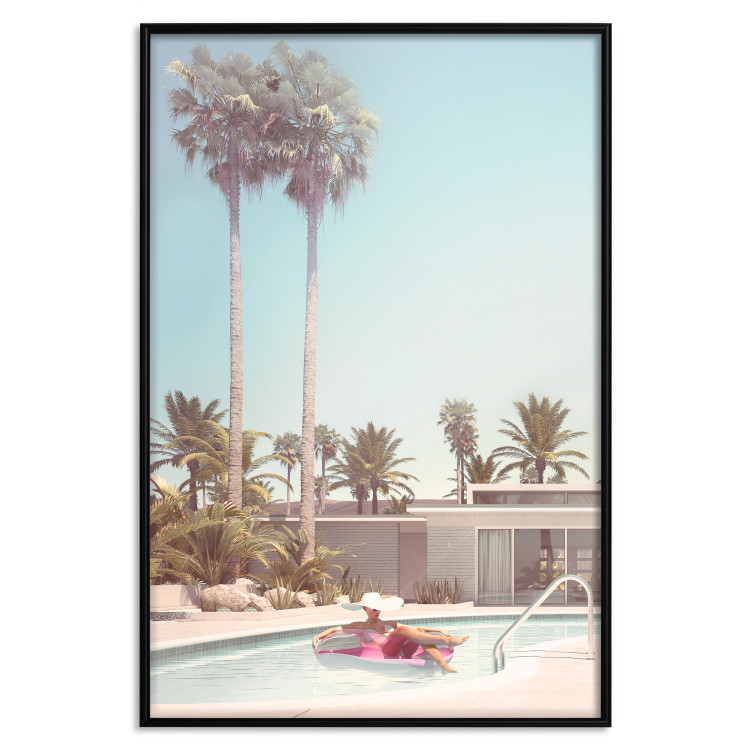 Poster Palm Trees - Holiday Relaxation at the Swimming Pool Amid a Sunny Breeze 144347 additionalImage 13