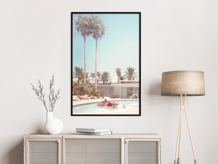 Poster Palm Trees - Holiday Relaxation at the Swimming Pool Amid a Sunny Breeze 144347 additionalImage 16