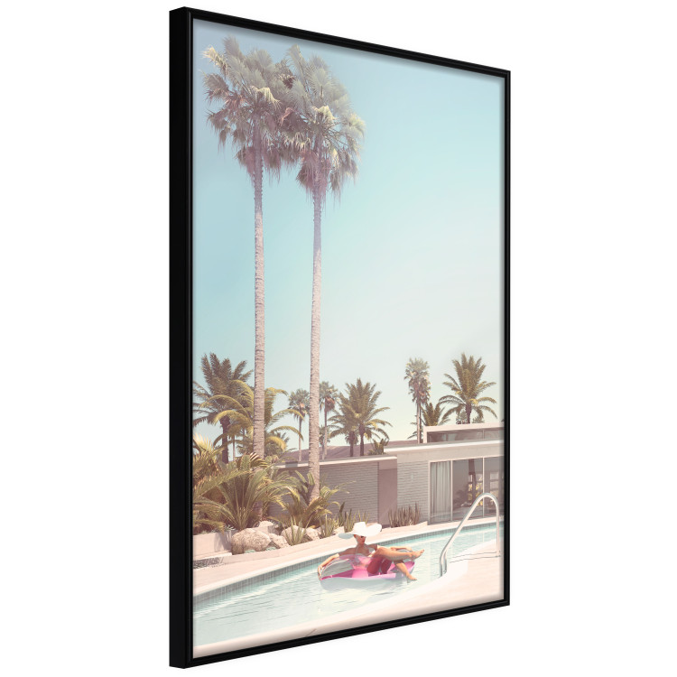 Poster Palm Trees - Holiday Relaxation at the Swimming Pool Amid a Sunny Breeze 144347 additionalImage 3