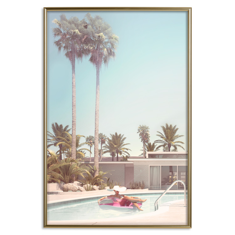 Poster Palm Trees - Holiday Relaxation at the Swimming Pool Amid a Sunny Breeze 144347 additionalImage 18