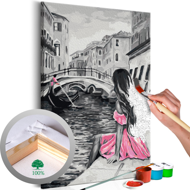 Paint by Number Kit Venice (A Girl In A Pink Dress) 107157