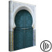 Canvas Moroccan, turquoise doors - a photograph of ethnic architecture 124957 additionalThumb 6
