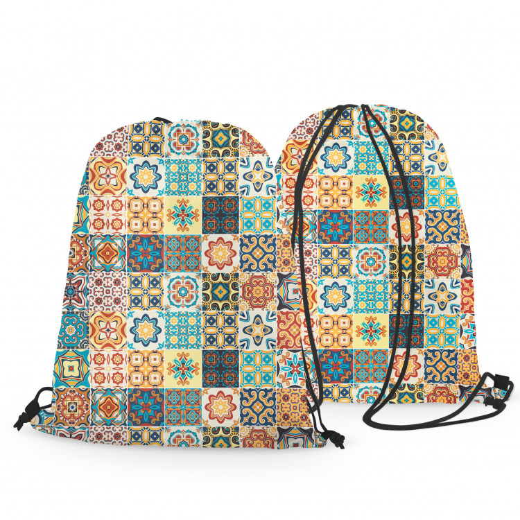 Backpack Spanish arabesque - a motif inspired by patchwork-style ceramics 147557 additionalImage 3