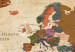Cork Pinboard World Map: Brown Elegance [Cork Map] 96057 additionalThumb 5