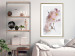 Poster Spring in Japan - branch with pink flowers on a bright white background 125867 additionalThumb 13