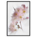 Poster Spring in Japan - branch with pink flowers on a bright white background 125867 additionalThumb 16