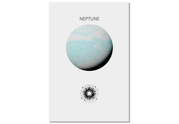 Canvas Planet Neptune II - Gas Giant with the Solar System 146467