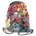 Backpack Coloured leaves - subtle floral pattern in watercolour style 147367