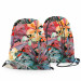 Backpack Coloured leaves - subtle floral pattern in watercolour style 147367 additionalThumb 3