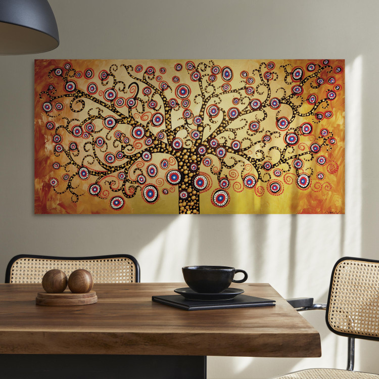 Canvas Peacock tree 49867 additionalImage 3