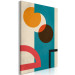 Canvas Colourful geometry - modernistic abstraction with colourful figures 134377 additionalThumb 2