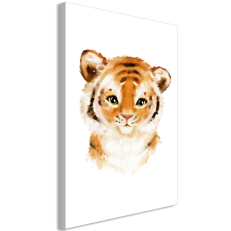 Canvas Tigger for children - A watercolor stylized composition 136377 additionalImage 2
