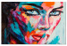 Canvas Colourful Silence (1 Part) Wide 137877