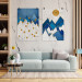 Gallery wall Blue peaks bathed with sun 143377