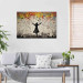 Acrylic Print Rain Song - Colorful Graffiti in the Style of Banksy [Glass] 151877 additionalThumb 3