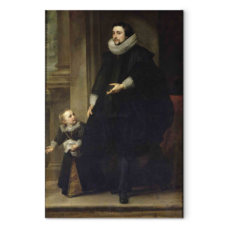 Canvas Portrait of a Nobleman and his Child or Portrait of the Brother of Rubens 159377 additionalImage 7
