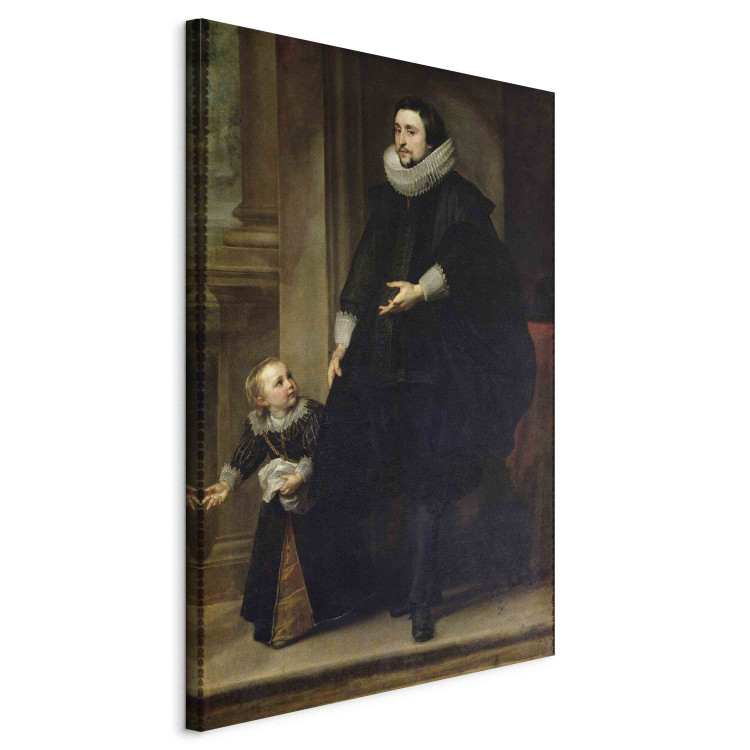 Canvas Portrait of a Nobleman and his Child or Portrait of the Brother of Rubens 159377 additionalImage 2