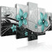 Canvas Turquoise flower of night 50077 additionalThumb 2