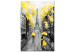 Canvas Paris Rendez-Vous (1 Part) Vertical Yellow 123087