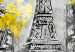 Canvas Paris Rendez-Vous (1 Part) Vertical Yellow 123087 additionalThumb 5