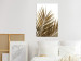 Canvas Dry palm leaves - photograph with plant motif on a white background 127987 additionalThumb 3