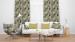 Decorative Curtain Savannah parchment - tropical vegetation, cheetahs on beige background 147187 additionalThumb 5