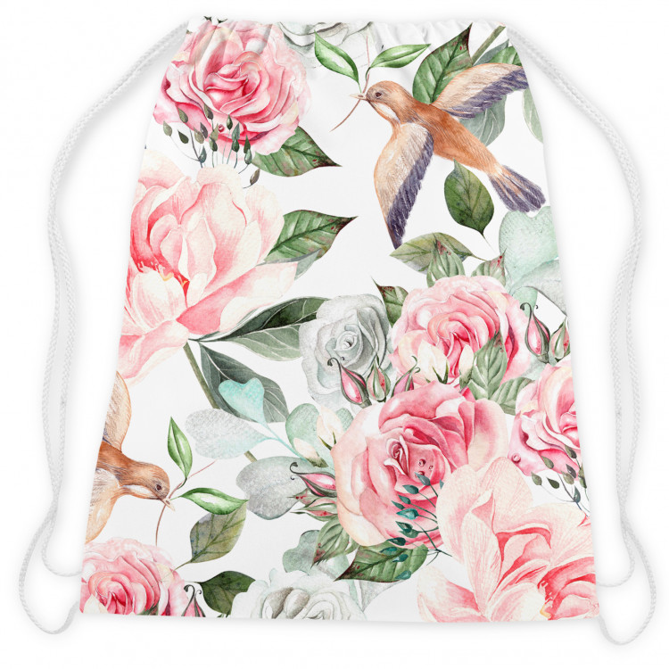 Backpack Pastel garden - rose flower composition in Provencal style 147587 additionalImage 2