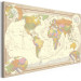 Canvas Cream World Map 106797 additionalThumb 2