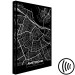 Canvas Amsterdam - map of the Dutch capital in a minimalist style 118097 additionalThumb 6