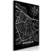 Canvas Amsterdam - map of the Dutch capital in a minimalist style 118097 additionalThumb 2