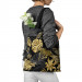 Shopping Bag Gold and black monstera - tropical leaves in glamour style 147597 additionalThumb 3
