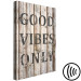 Canvas Retro: Good Vibes Only (1 Part) Vertical 125708 additionalThumb 6