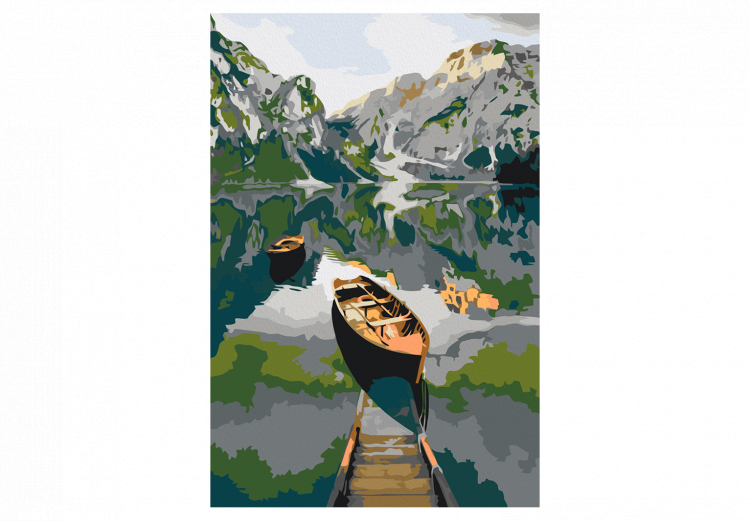 Paint by Number Kit Boat in the Mountains 132308 additionalImage 7