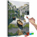 Paint by Number Kit Boat in the Mountains 132308 additionalThumb 3