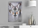 Canvas Butterflies in love - gray, elegant insects on a marble background 118318 additionalThumb 3
