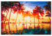 Paint by Number Kit Pool in the Sun - Palm Trees, Bright Sky and Turquoise Water 144518 additionalThumb 3