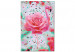 Paint by Number Kit Rose Flamingo - Pink Bird, Powdery Rose and Minty Shimmering Background 144618 additionalThumb 5