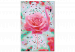 Paint by Number Kit Rose Flamingo - Pink Bird, Powdery Rose and Minty Shimmering Background 144618 additionalThumb 3